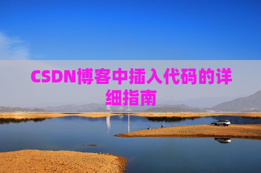 CSDN博客中插入代码的详细指南